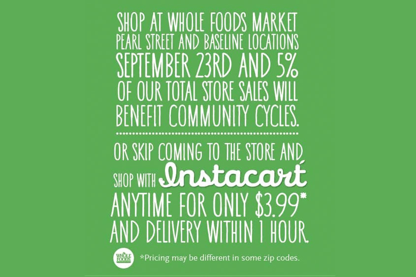 Featured image for “Join Us At Whole Foods on Wednesday September 23rd!”