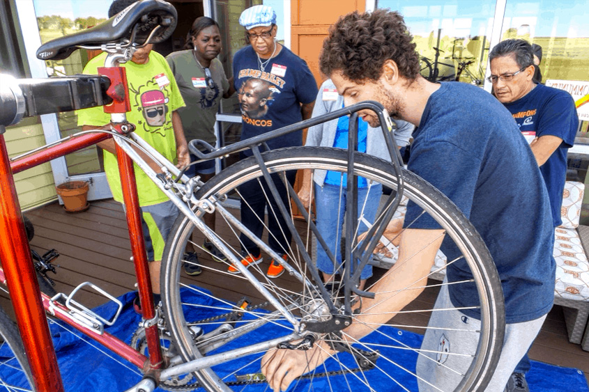 Featured image for “Teaching Skills and Giving Out Bikes at the Boulder County Bike Days”