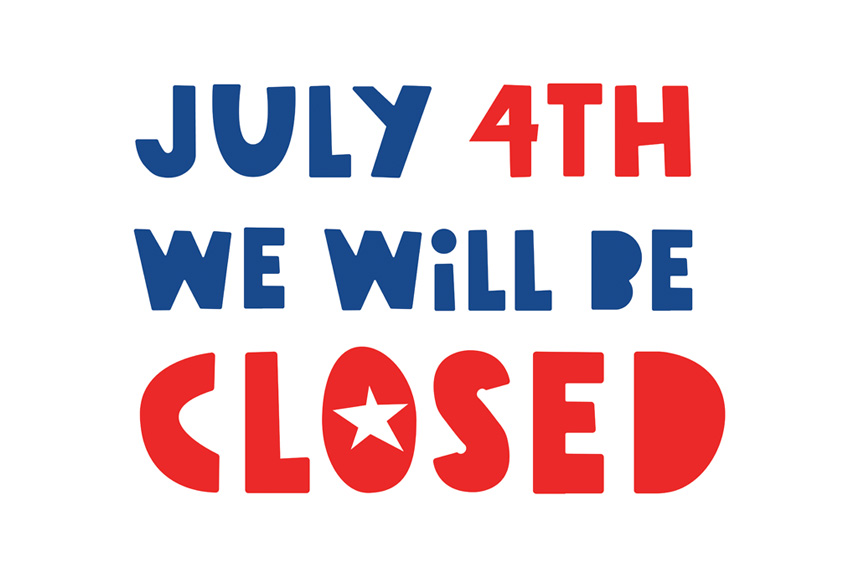Featured image for “Shop Closed on July 4th”