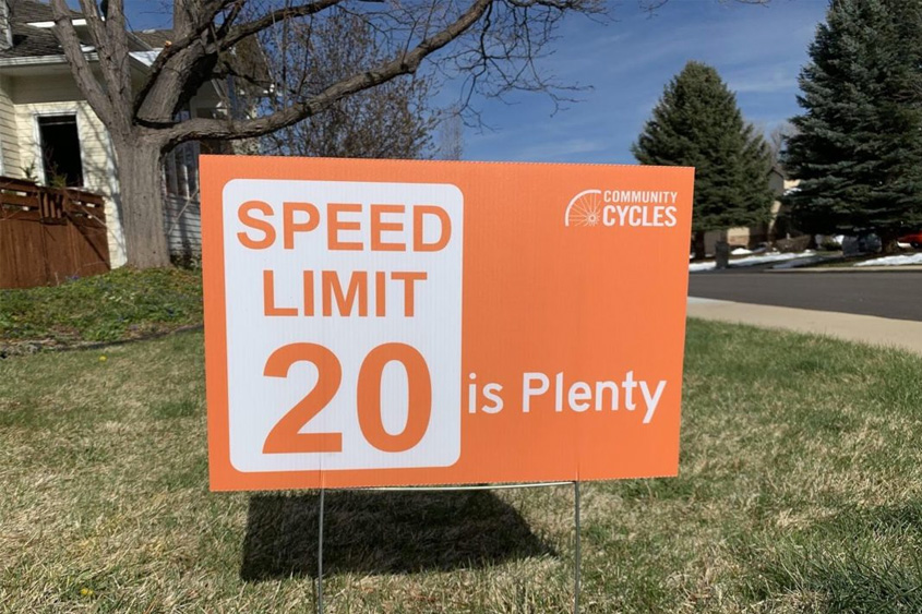 Featured image for “Big Win on 20 is Plenty- Boulder becomes the 1st in CO to pass 20 mph speed limit citywide on residential streets”