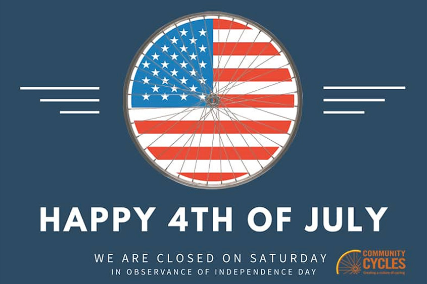 Featured image for “We Are Closed Sunday, July 4th”