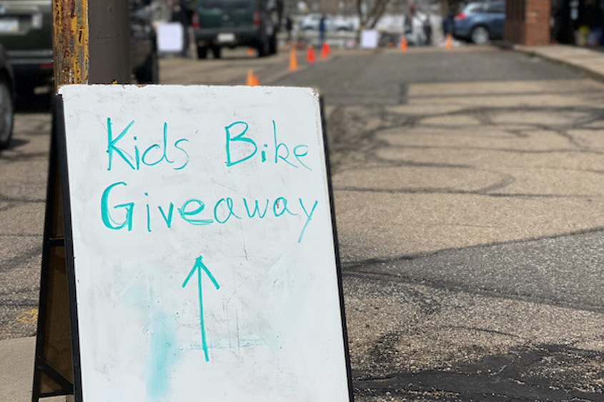 Featured image for “Spring Kid’s Bike Giveaway Success!”