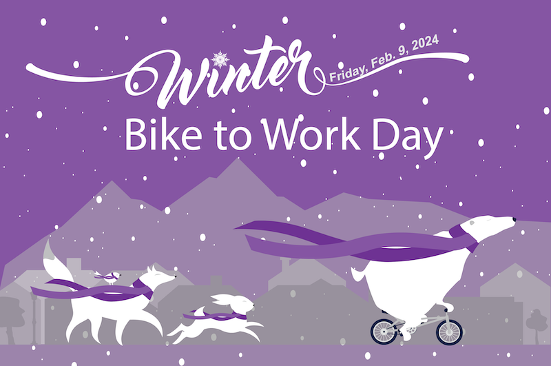 Featured image for “Winter Bike to Work Day 2024 is February 9th!”